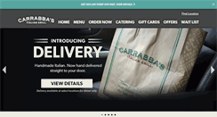 Desktop Screenshot of carrabbas.com